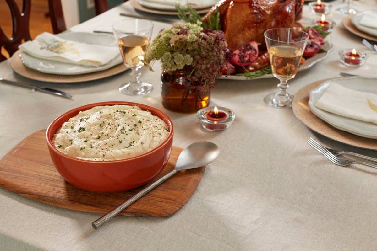 Creamy Parmesan Mashed Cauliflower