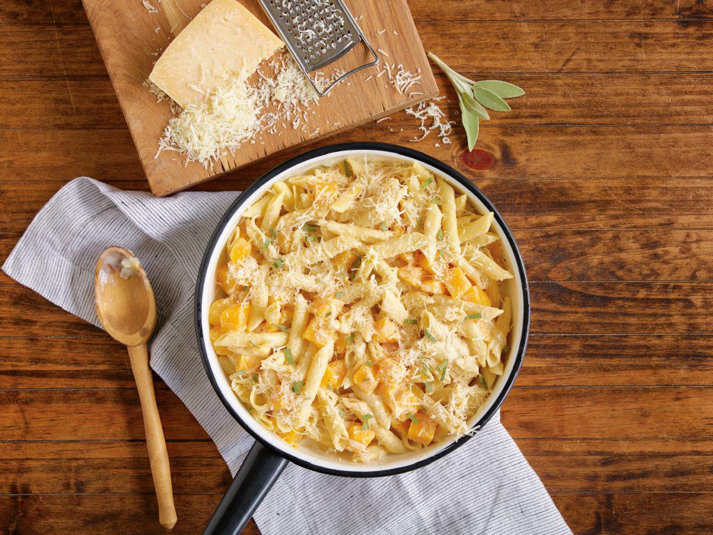 Butternut Squash Parmesan Pasta