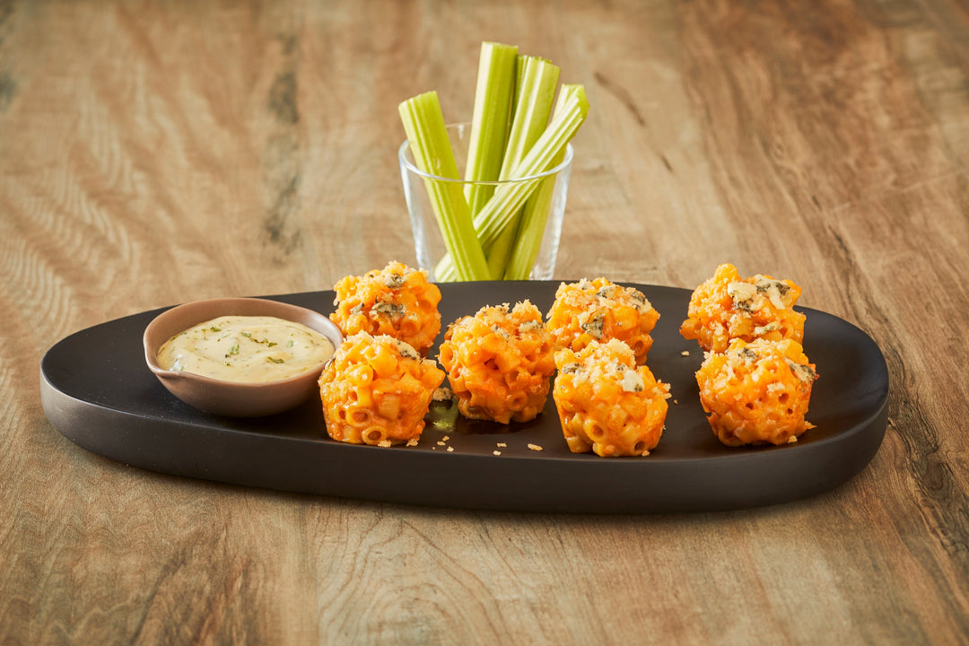 Buffalo Macaroni and Cheese Bites