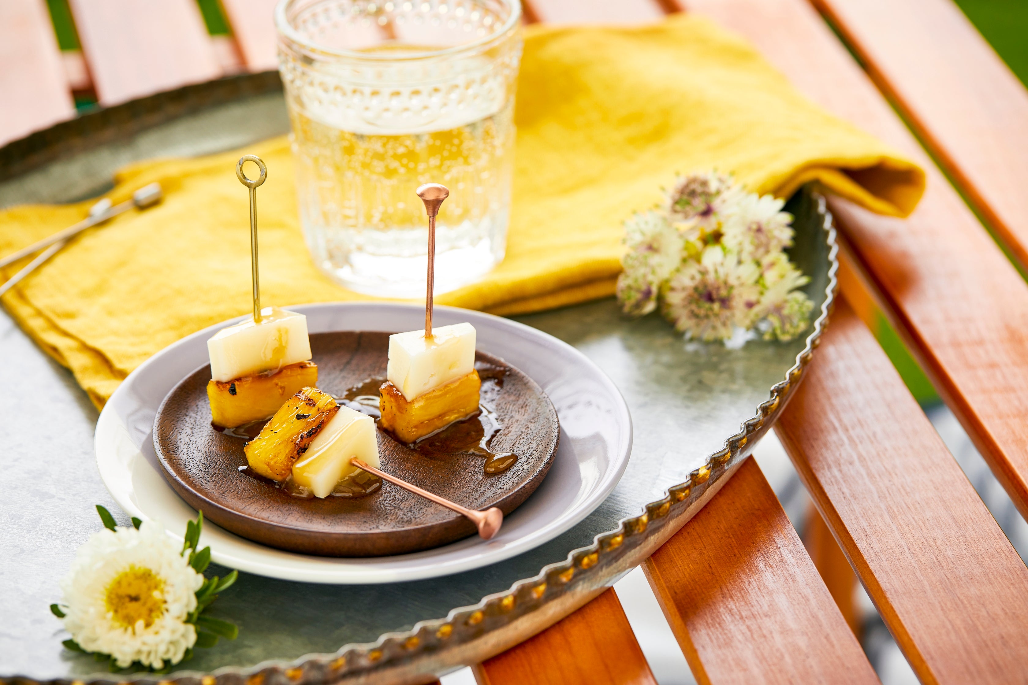 Caramelized Pineapple Picks