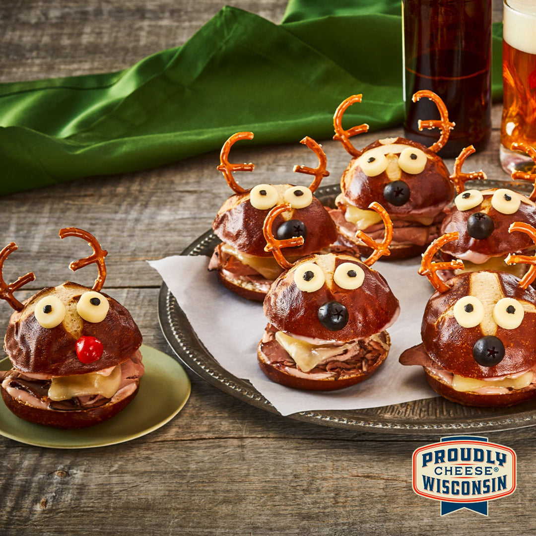 Reindeer Roast Beef Sliders - 12 Recipes of Christmas