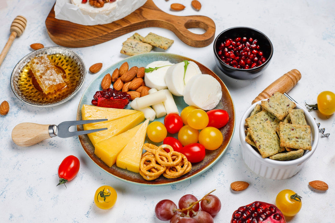 Cheese Pairings for Balanced Blood Sugar: Pairing Cheese with Fiber-Rich Fruits, Nuts, and Veggies, with Diabetes-Friendly Tips