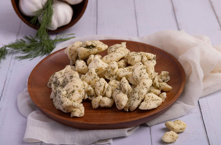 Cheese Curds - White Garlic & Dill